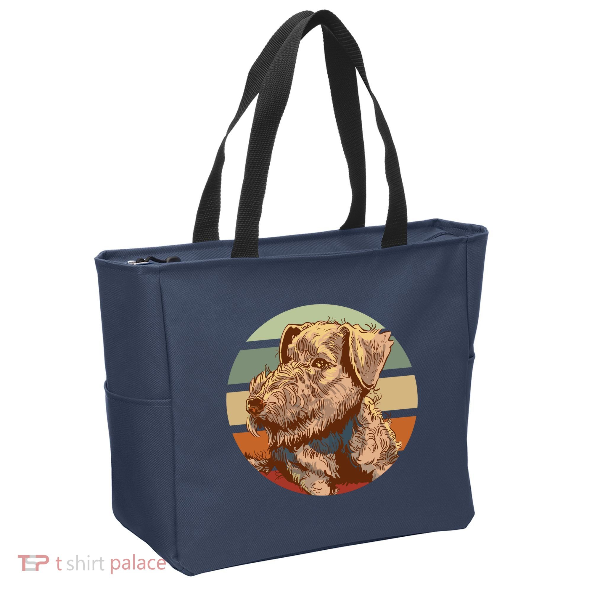 Terrier Dog Cute Sunset Tote Bag