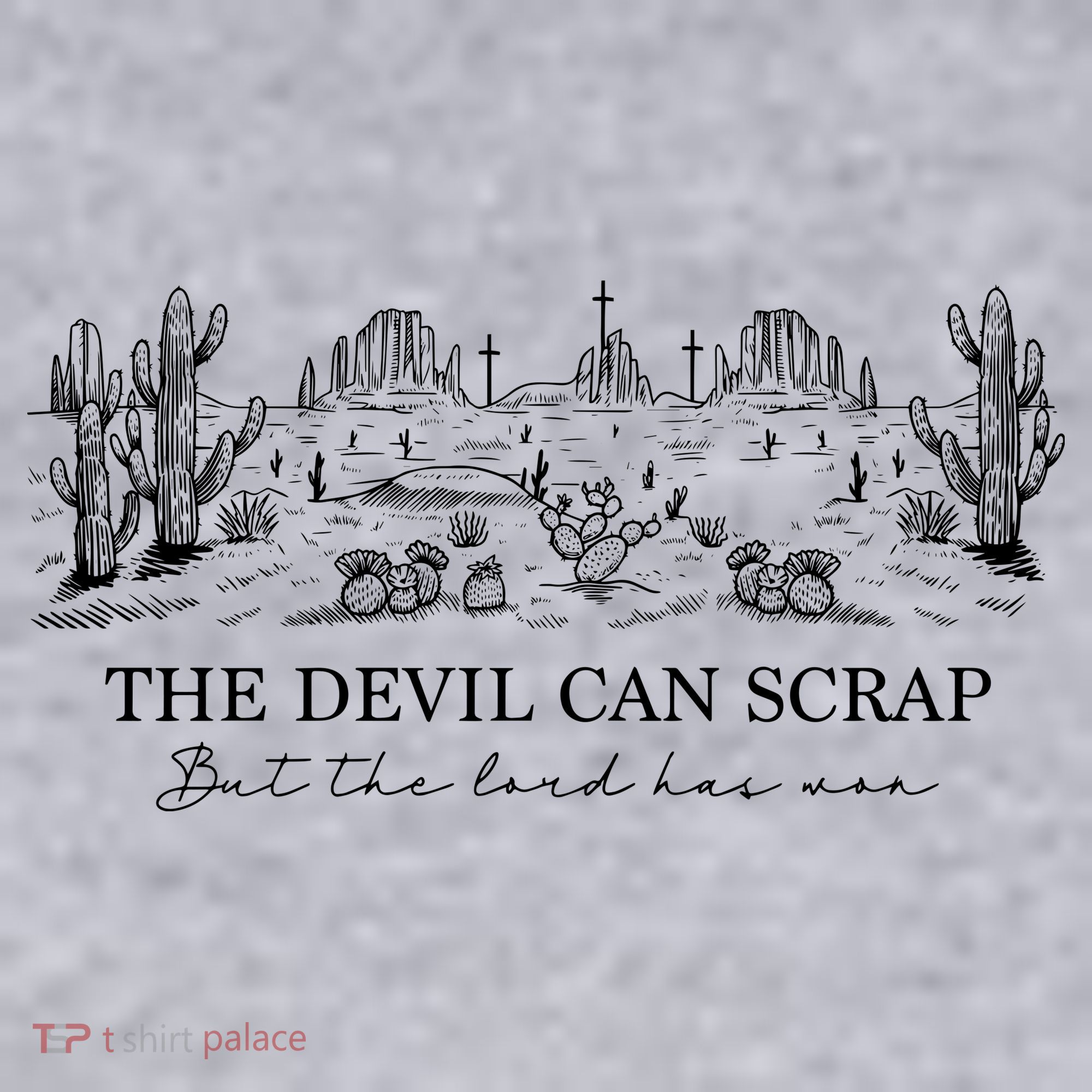 The Devil Can Scrap But The Lord Has Won Western Women's Sweatshirt