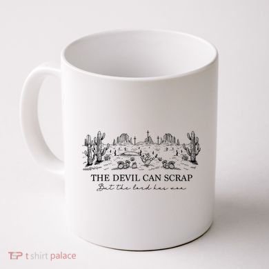 The Devil Can Scrap But The Lord Has Won Western Coffee Mug