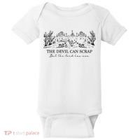 The Devil Can Scrap But The Lord Has Won Western Baby Bodysuit thumb 0