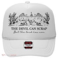 The Devil Can Scrap But The Lord Has Won Western Hat thumb 0