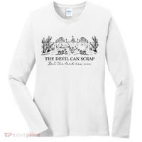 The Devil Can Scrap But The Lord Has Won Western Women's Long Sleeve Shirt thumb 0