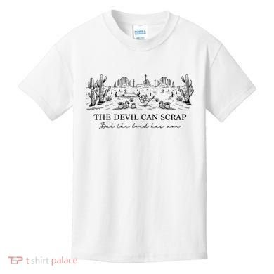 The Devil Can Scrap But The Lord Has Won Western Kids T-Shirt