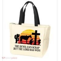 The Devil Can Scrap But The Lord Has Won Tote Bag thumb 3