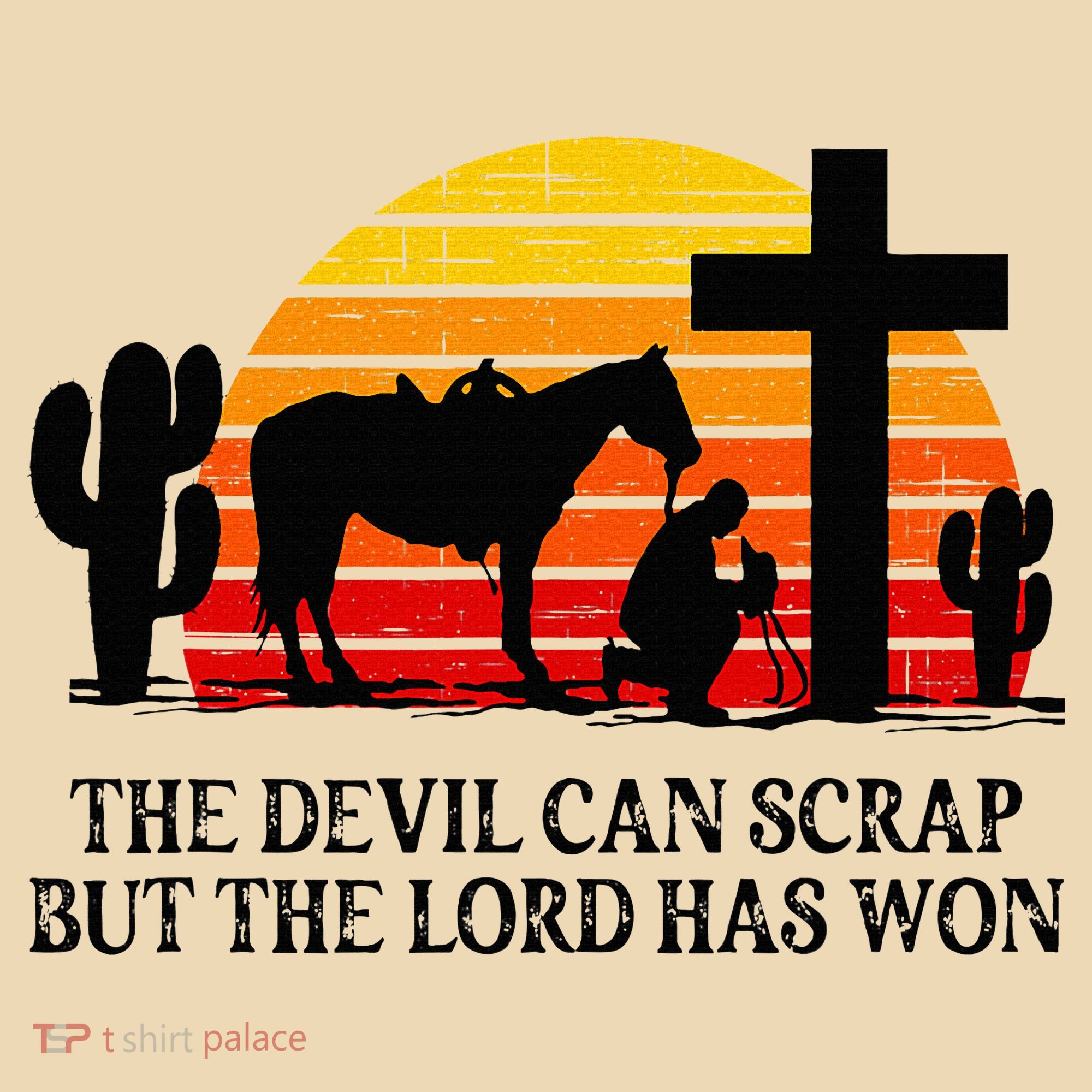 The Devil Can Scrap But The Lord Has Won Tote Bag