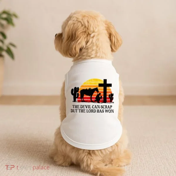 The Devil Can Scrap But The Lord Has Won Doggie Tank