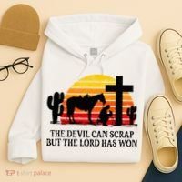 The Devil Can Scrap But The Lord Has Won Hoodie thumb 4