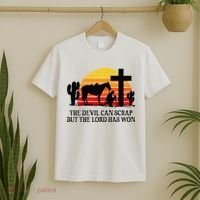 The Devil Can Scrap But The Lord Has Won T-Shirt thumb 2