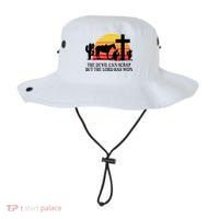 The Devil Can Scrap But The Lord Has Won Bucket Hat thumb 0