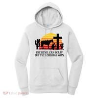 The Devil Can Scrap But The Lord Has Won Women's Hoodie thumb 0