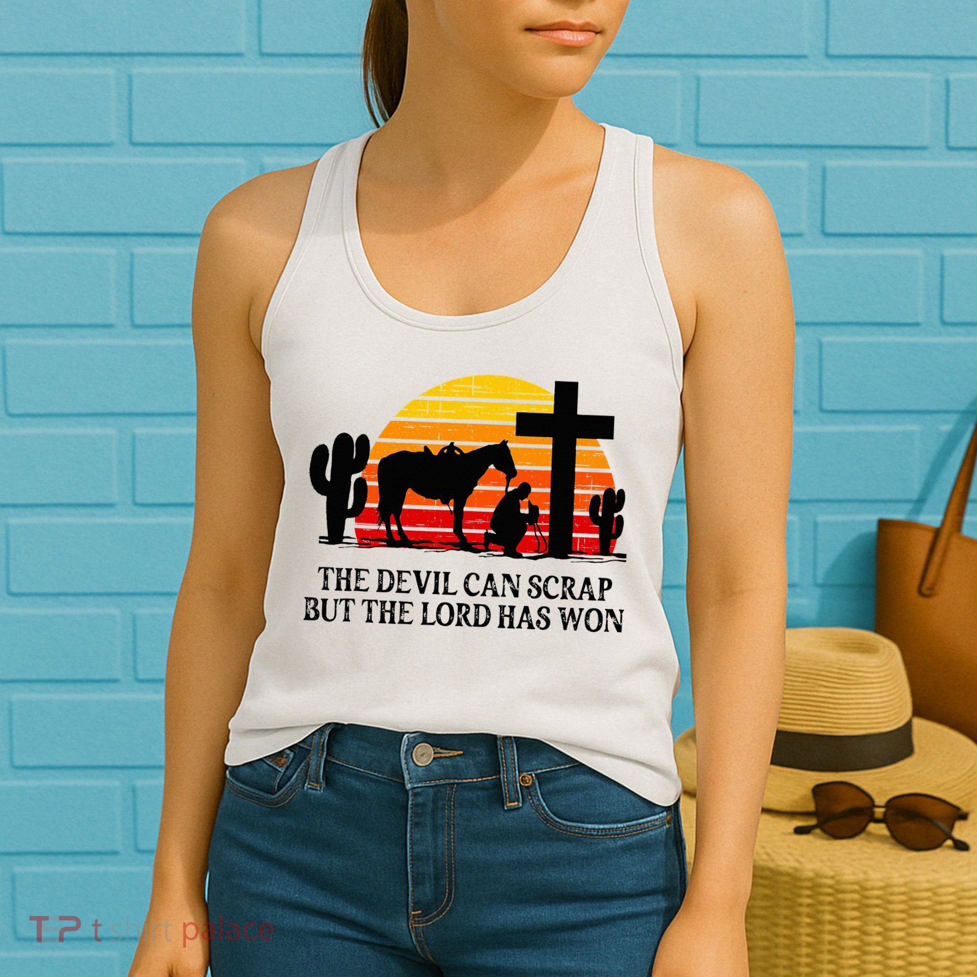The Devil Can Scrap But The Lord Has Won Women's Tank Top
