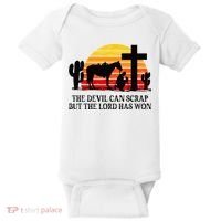 The Devil Can Scrap But The Lord Has Won Baby Bodysuit thumb 0