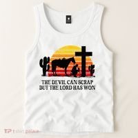 The Devil Can Scrap But The Lord Has Won Tank Top thumb 2