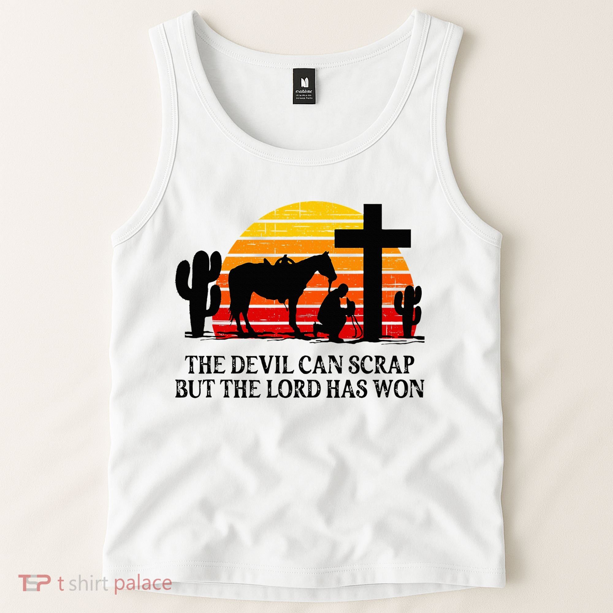 The Devil Can Scrap But The Lord Has Won Tank Top