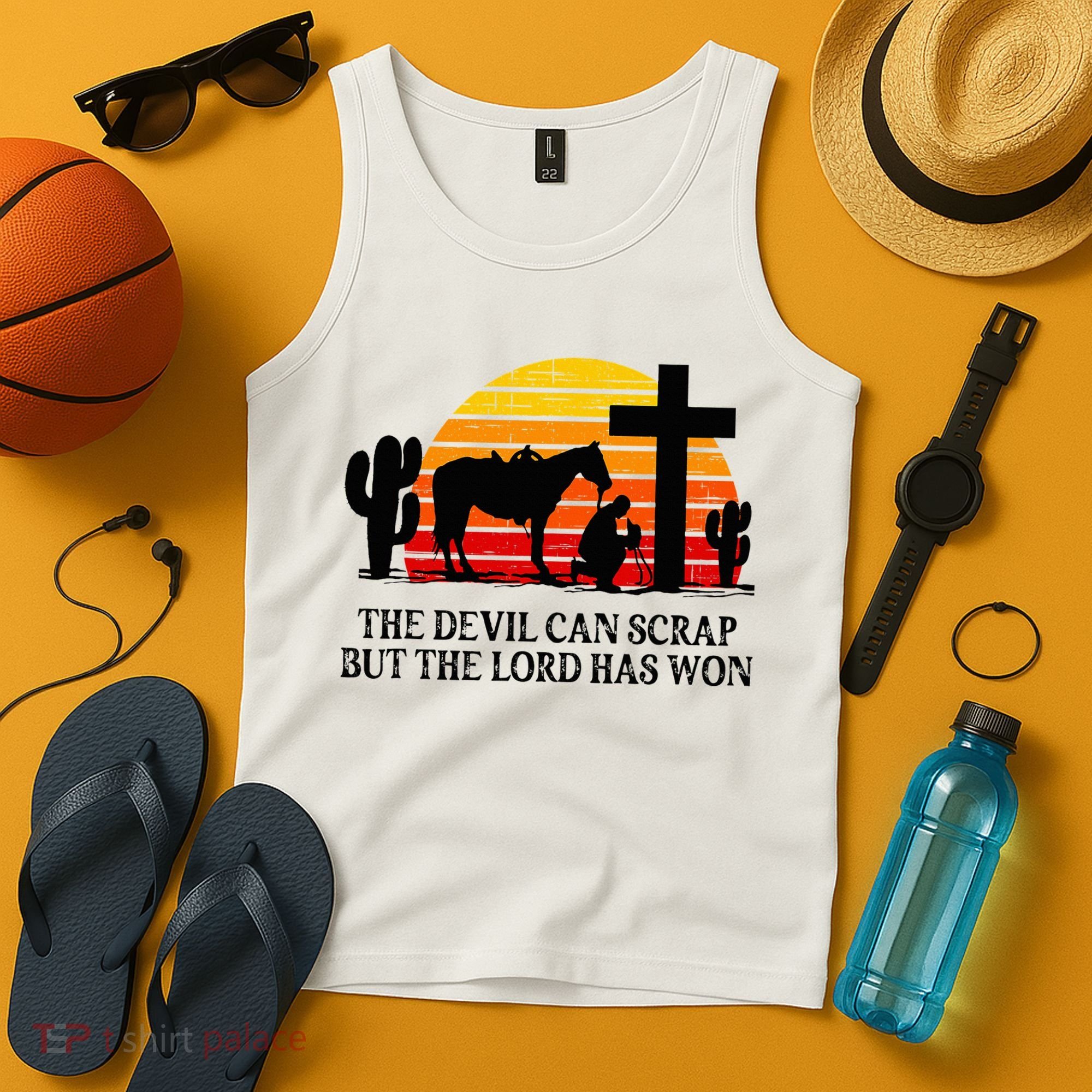 The Devil Can Scrap But The Lord Has Won Tank Top