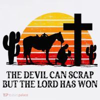 The Devil Can Scrap But The Lord Has Won Tank Top thumb 6