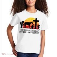 The Devil Can Scrap But The Lord Has Won Kids T-Shirt thumb 2