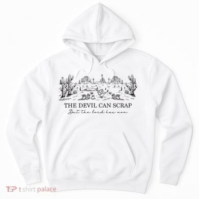 The Devil Can Scrap But The Lord Has Won Western Hoodie