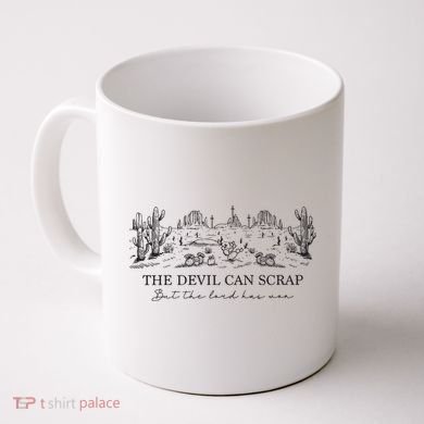 The Devil Can Scrap But The Lord Has Won Western Coffee Mug