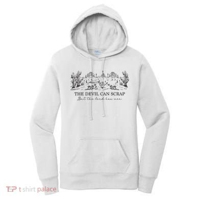 The Devil Can Scrap But The Lord Has Won Western Women's Hoodie
