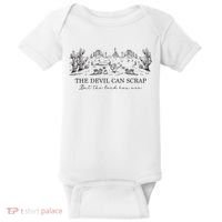 The Devil Can Scrap But The Lord Has Won Western Baby Bodysuit thumb 0