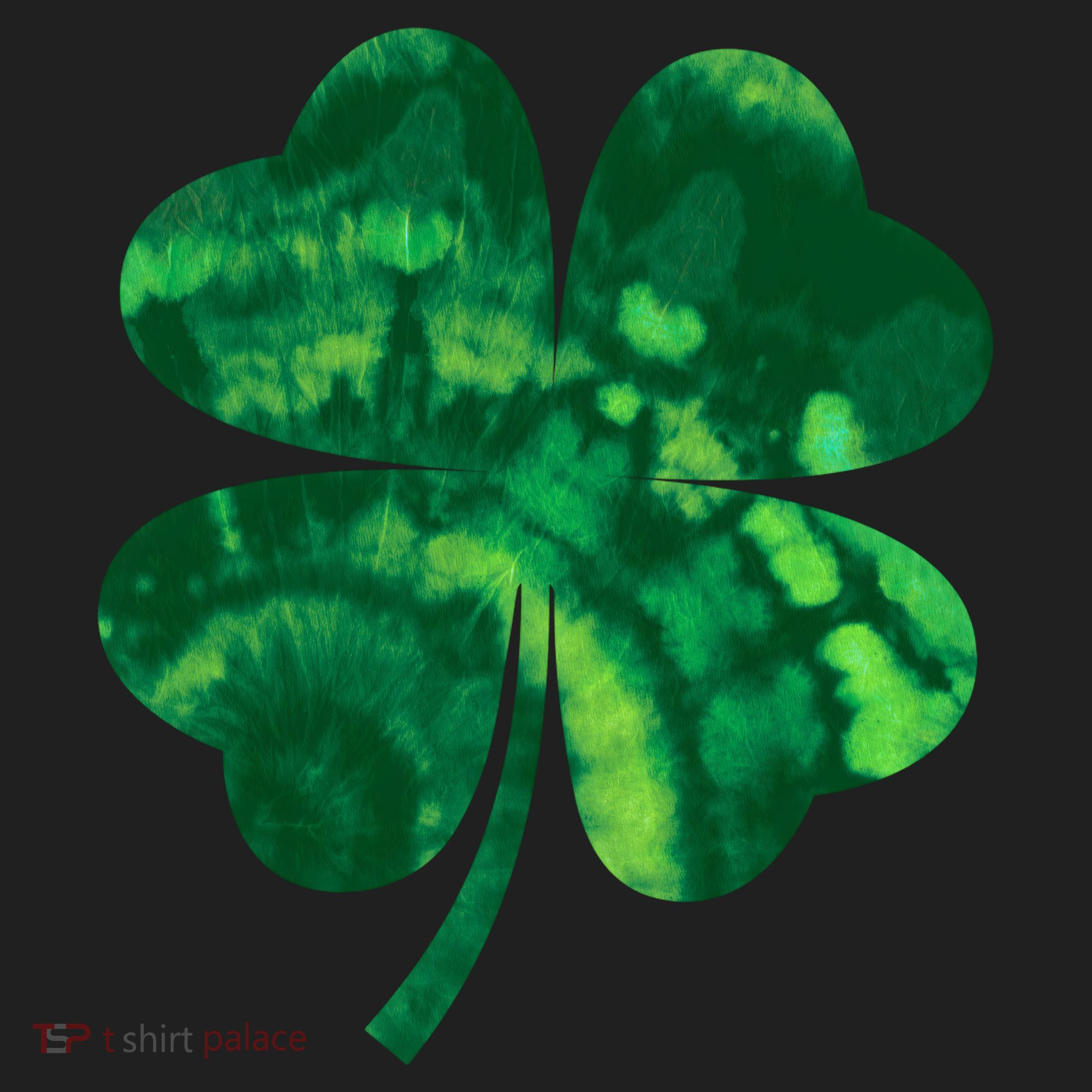 Tie Dye Clover St Patrick's Day Women's Sweatshirt