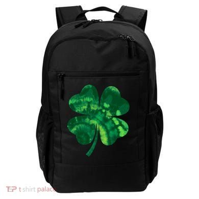 Tie Dye Clover St Patrick's Day Backpack