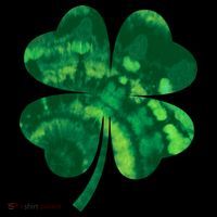 Tie Dye Clover St Patrick's Day Tote Bag thumb 4