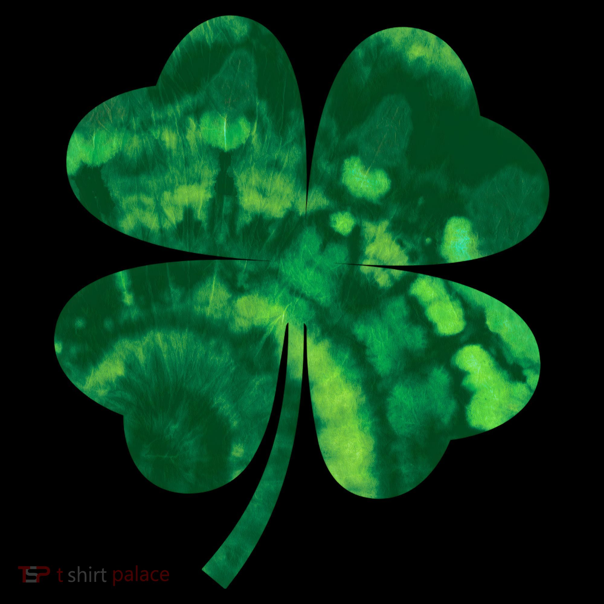 Tie Dye Clover St Patrick's Day Tote Bag