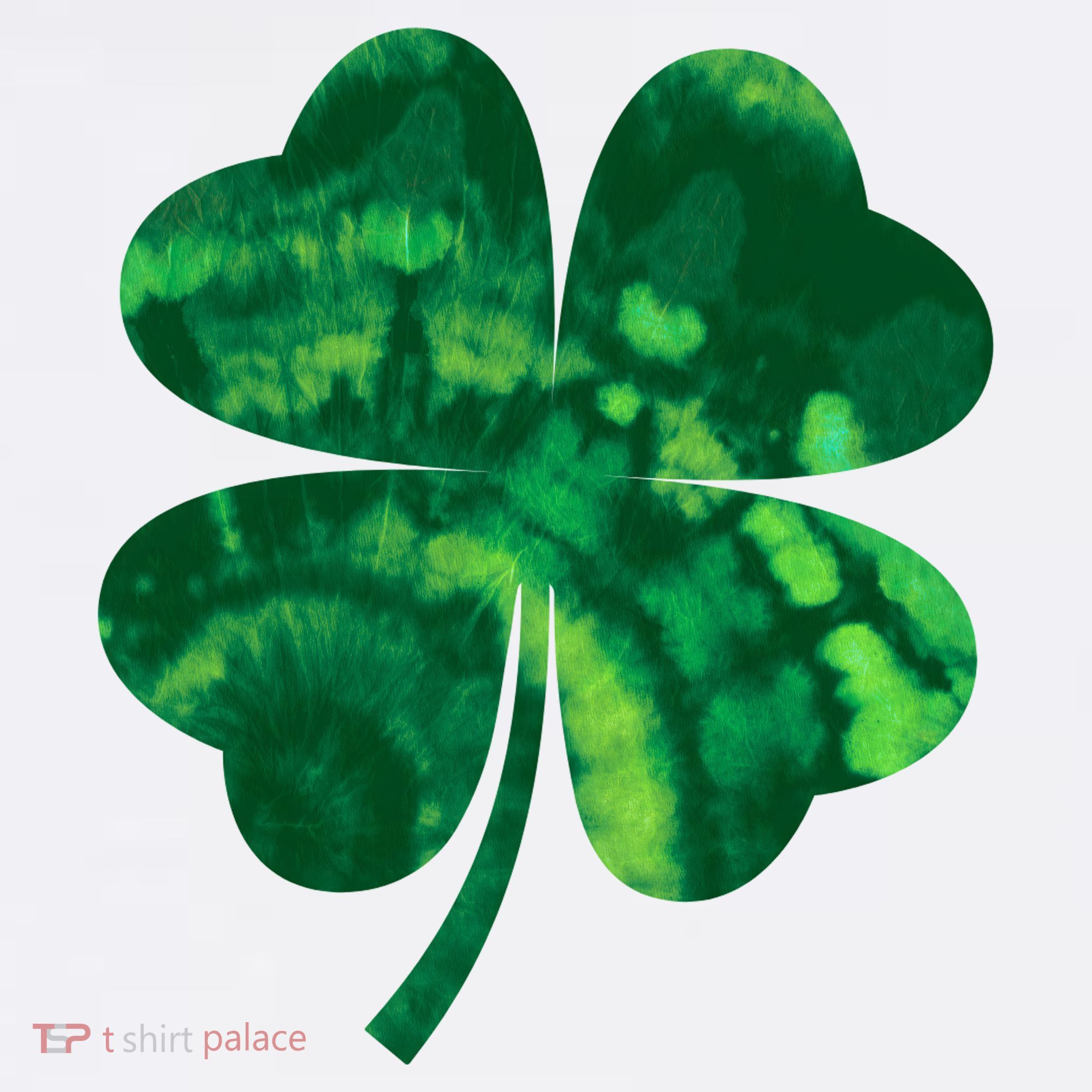 Tie Dye Clover St Patrick's Day Doggie Tank