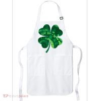Tie Dye Clover St Patrick's Day Apron thumb 0