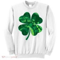 Tie Dye Clover St Patrick's Day Sweatshirt thumb 0