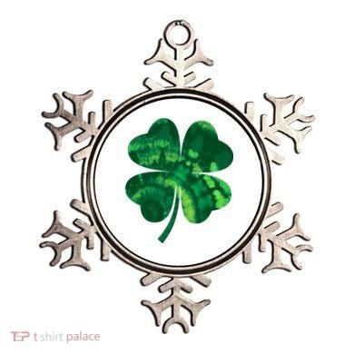 Tie Dye Clover St Patrick's Day Ornament