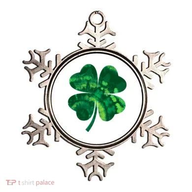 Tie Dye Clover St Patrick's Day Ornament