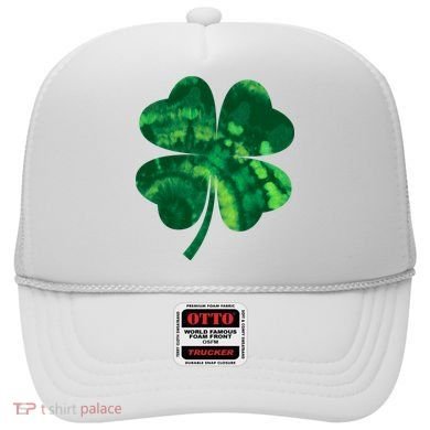 Tie Dye Clover St Patrick's Day Hat