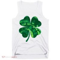 Tie Dye Clover St Patrick's Day Tank Top thumb 0