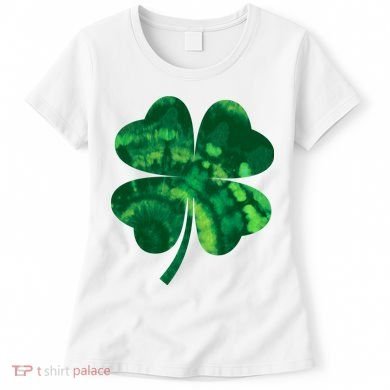 Tie Dye Clover St Patrick's Day Women's T-Shirt