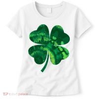 Tie Dye Clover St Patrick's Day Women's T-Shirt thumb 0