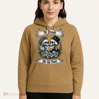 Til Death Do Us Part Skeleton Bride & Groom Marriagewedding Hoodie thumb 5