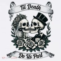Til Death Do Us Part Skeleton Bride & Groom Marriagewedding Ornament thumb 1