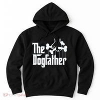 The Dogfather Dog Dad Fathers Day Gift Dog Lover Hoodie thumb 0