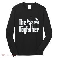 The Dogfather Dog Dad Fathers Day Gift Dog Lover Long Sleeve Shirt thumb 0