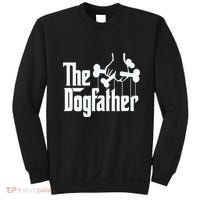 The Dogfather Dog Dad Fathers Day Gift Dog Lover Sweatshirt thumb 0
