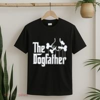 The Dogfather Dog Dad Fathers Day Gift Dog Lover T-Shirt thumb 2