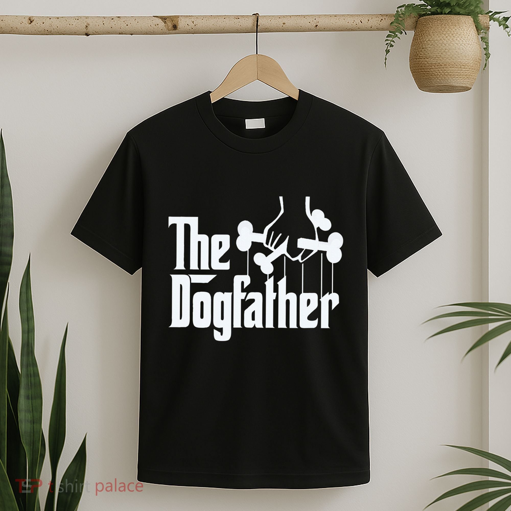 The Dogfather Dog Dad Fathers Day Gift Dog Lover T-Shirt