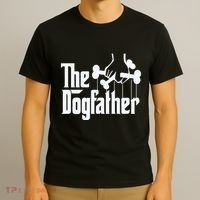The Dogfather Dog Dad Fathers Day Gift Dog Lover T-Shirt thumb 3