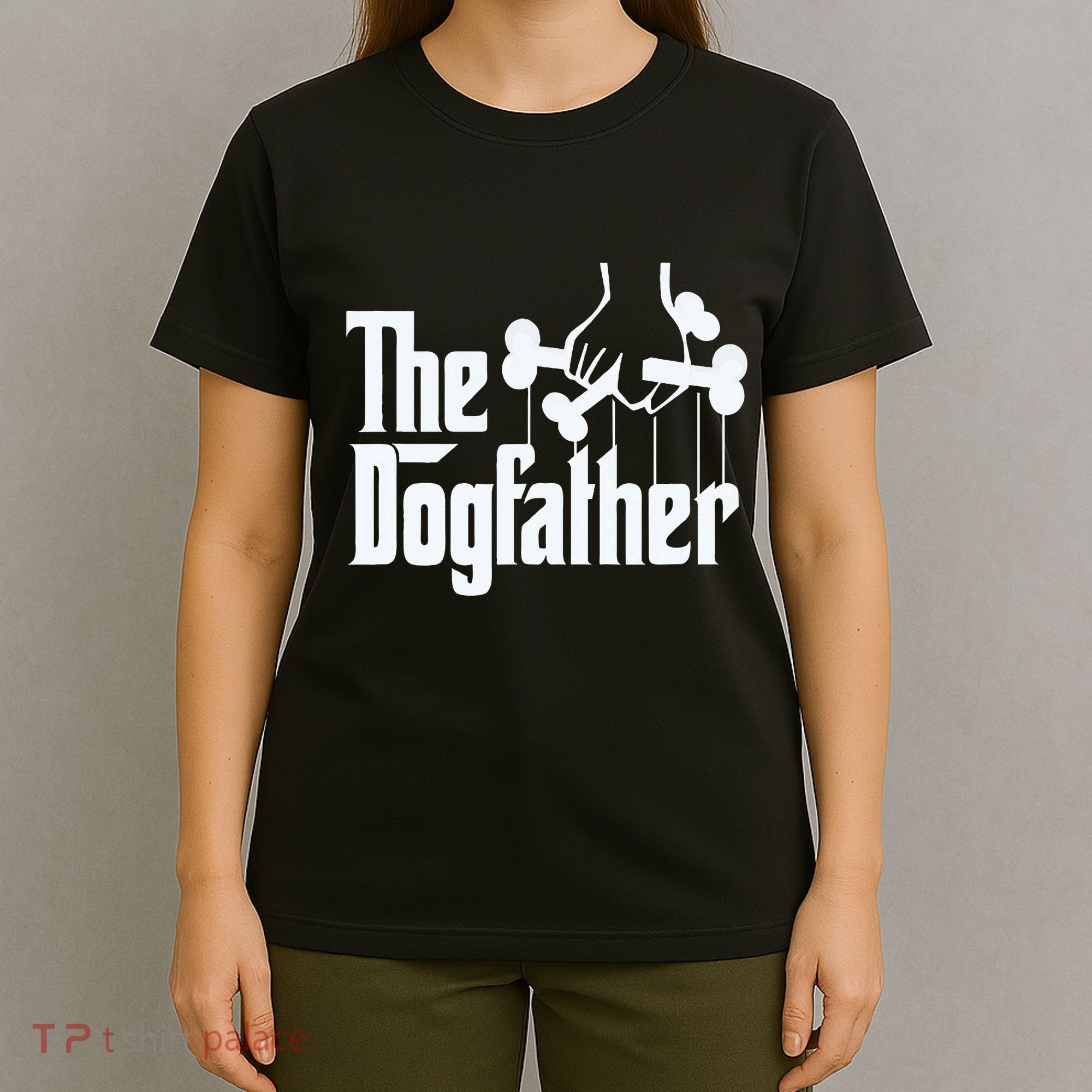 The Dogfather Dog Dad Fathers Day Gift Dog Lover T-Shirt