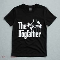The Dogfather Dog Dad Fathers Day Gift Dog Lover T-Shirt thumb 5