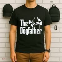 The Dogfather Dog Dad Fathers Day Gift Dog Lover T-Shirt thumb 6