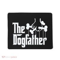 The Dogfather Dog Dad Fathers Day Gift Dog Lover Mousepad thumb 0